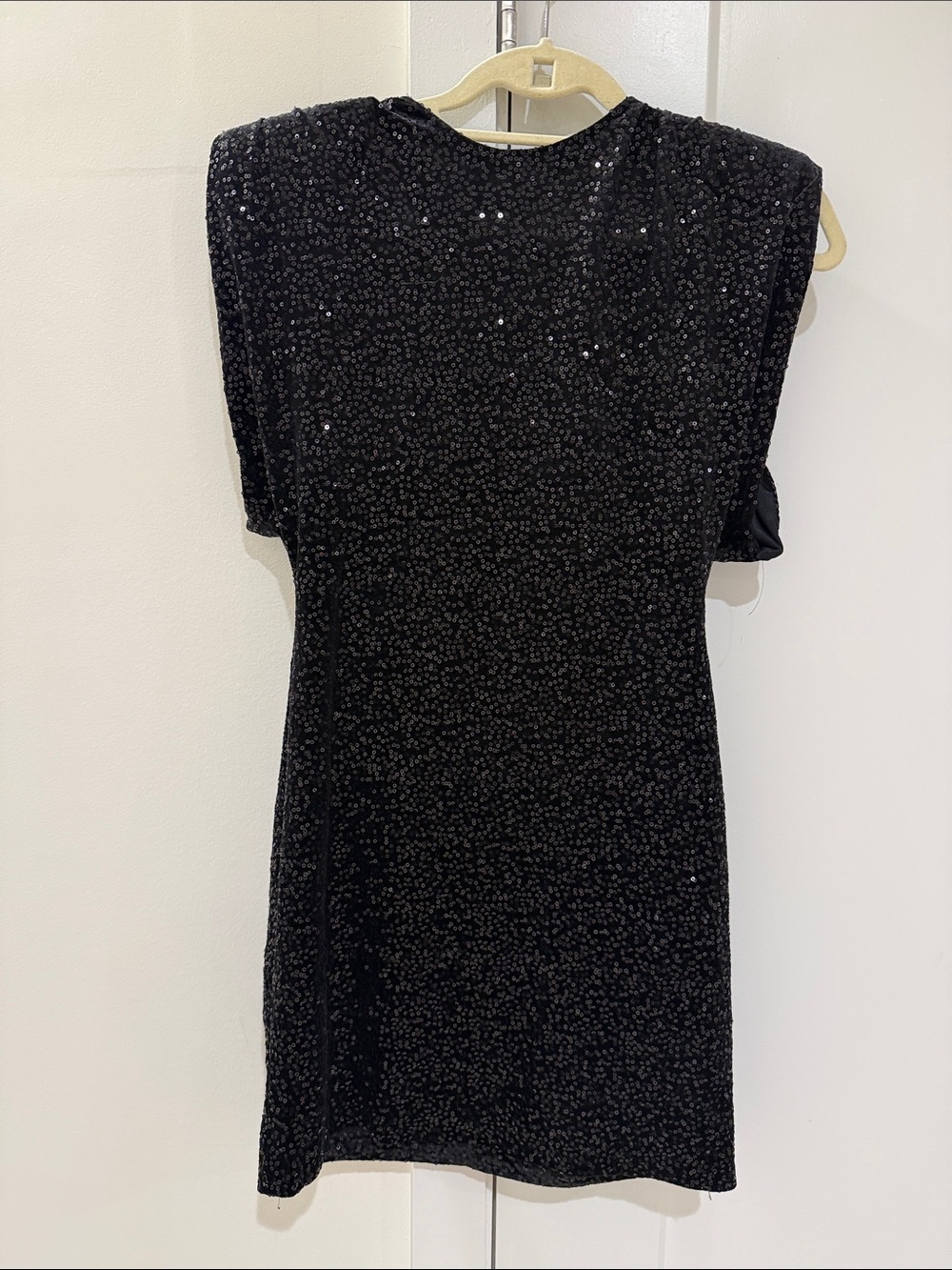 Zara Black Sequin Mini Dress